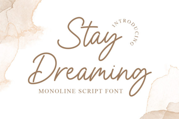 Stay Dreaming Font Poster 1