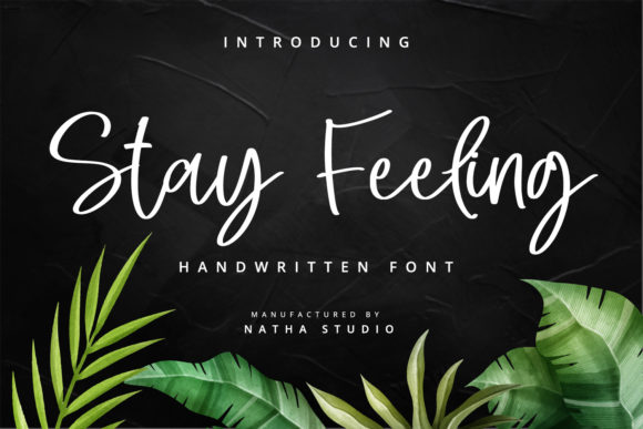 Stay Feeling Font Poster 1