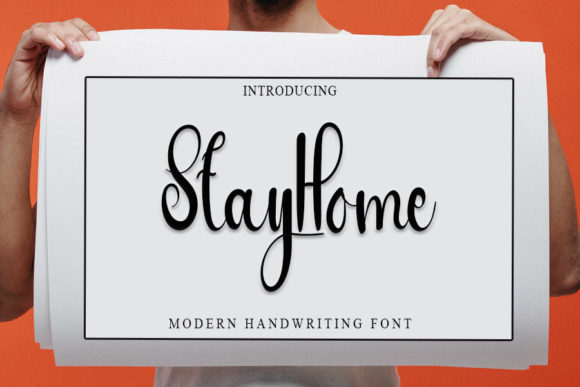 Stay Home Font