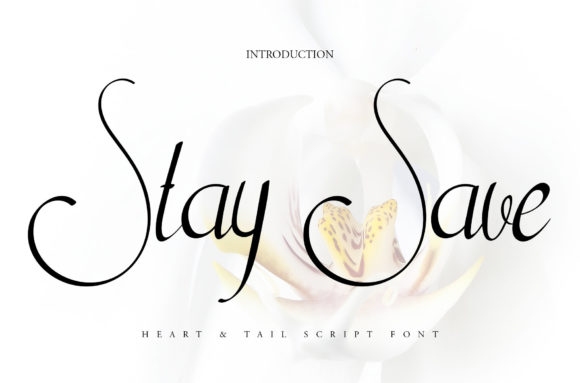 Stay Save Font Poster 1