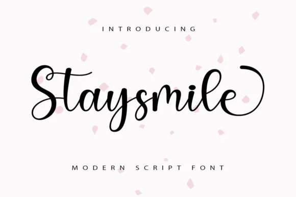 Stay Smile Font Stay Smile Font Poster 1