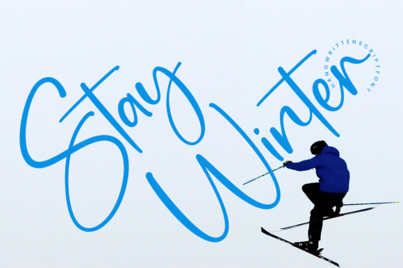 Stay Winter Font Poster 1