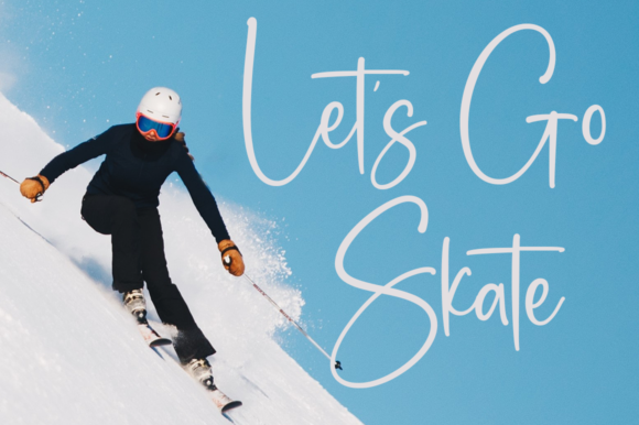 Stay Winter Font Poster 2