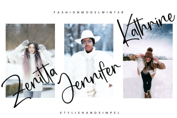 Stay Winter Font Poster 8