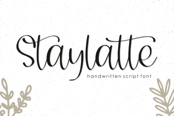 Staylatte Font Poster 1
