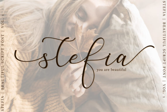 Stefia Font Poster 1