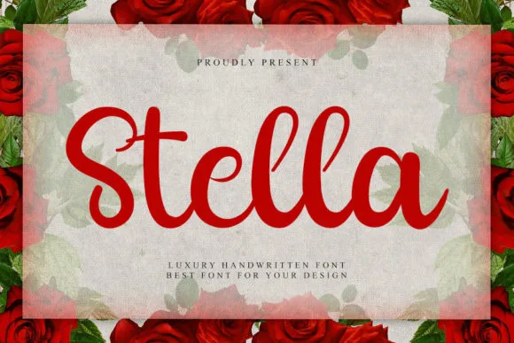 Stella Font Stella Font Poster 1