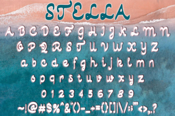 Stella Font Poster 4