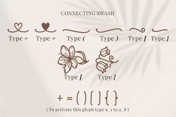 Stella Birth Flower Font Poster 6