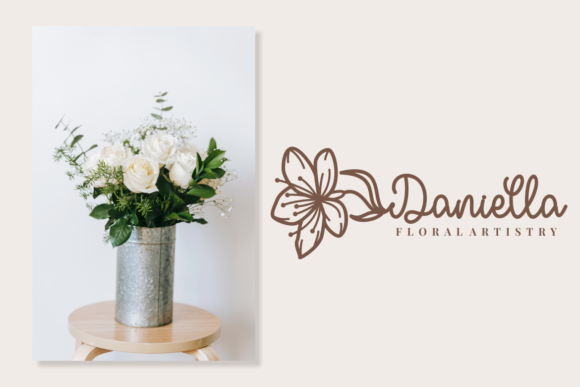 Stella Birth Flower Font Poster 9