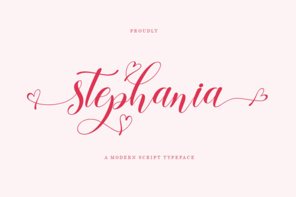 Stephania Font Poster 1