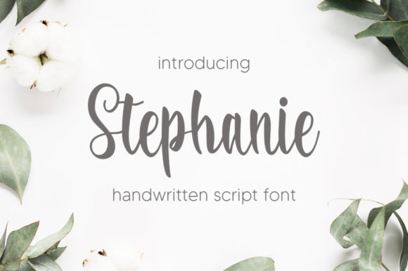 Stephanie Font Poster 1