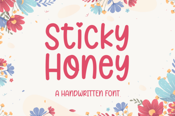 Sticky Honey Font Poster 1