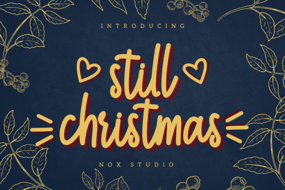 Still Christmas Font