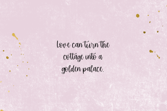 Stirling Cottage Script Font Poster 2