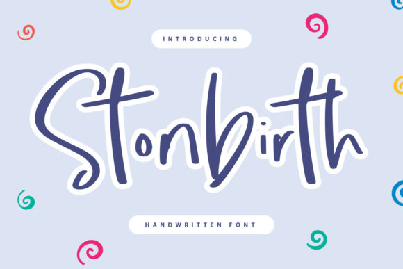 Stonbirth Font Poster 1