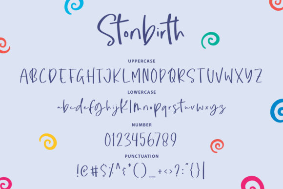 Stonbirth Font Poster 3