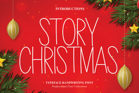 Story Christmas Font Poster 1