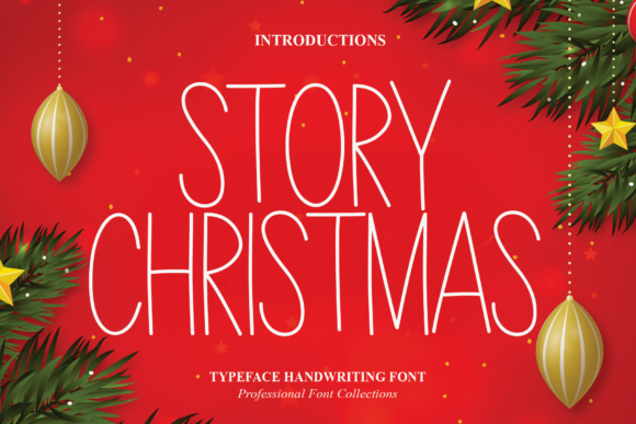 Story Christmas Font Story Christmas Font Poster 1