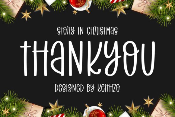 Story in Christmas Font Poster 5