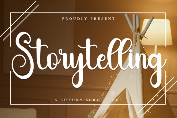 Storytelling Font Poster 1