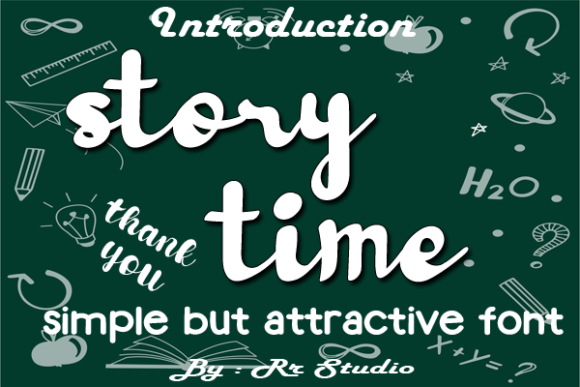 Storytime Font Poster 1