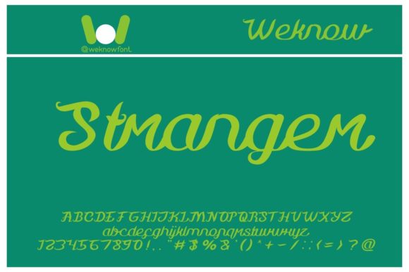 Stranger Font