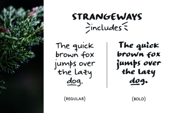 Strangeways Font Poster 2