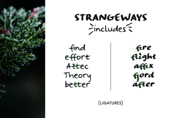 Strangeways Font Poster 3