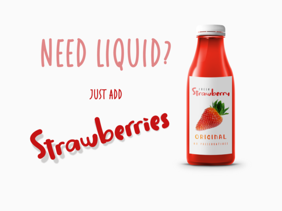Strawberry Font Poster 5