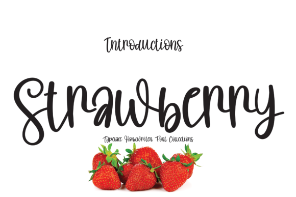 Strawberry Font Poster 1