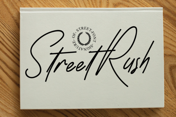 Street Rush Font Poster 1