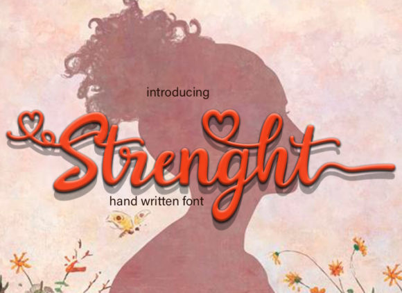 Strenght Font Poster 1