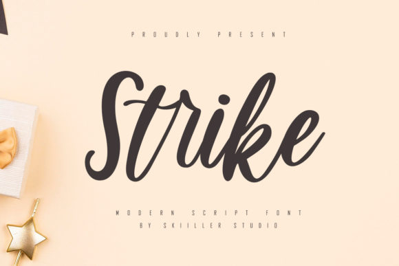 Strike Font Poster 1