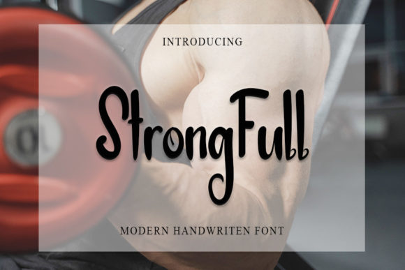 Strong Full Font Poster 1