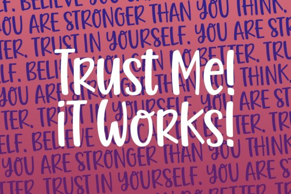 Strong Woman Font Poster 3