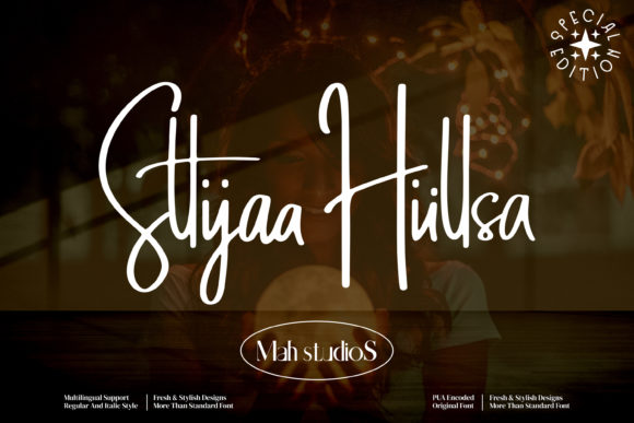 Sttiiyaa Hiillsa Font Poster 1