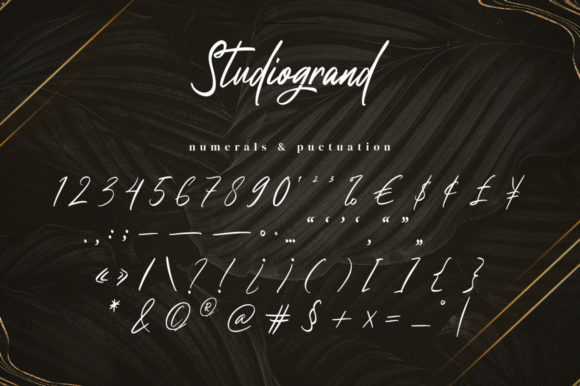Studiogrand Font Poster 13