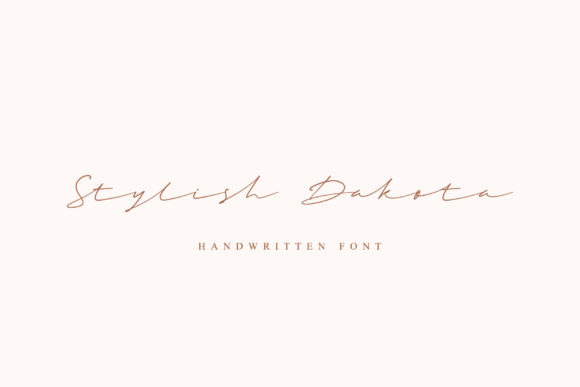 Stylish Dakota Font