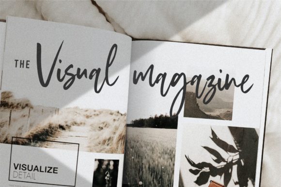 Stylist Garden Font Poster 4