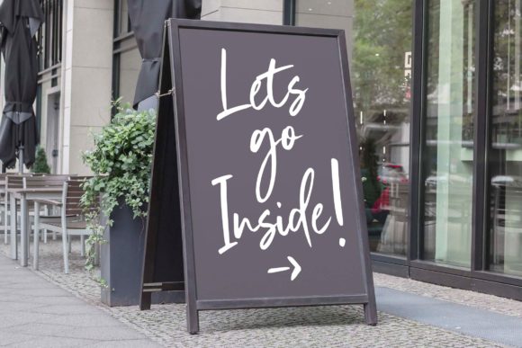 Stylist Garden Font Poster 5