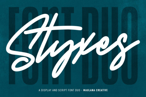 Styxes Font Poster 1