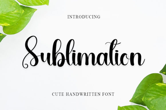 Sublimation Font