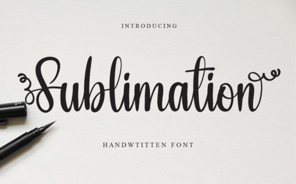 Sublimation Font