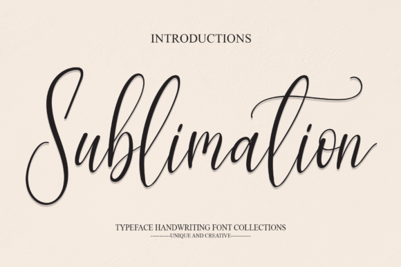 Sublimation Font Poster 1