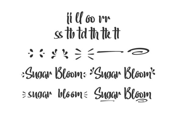 Sugar Bloom Font Poster 8