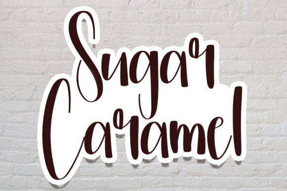Sugar Caramel Font Poster 1