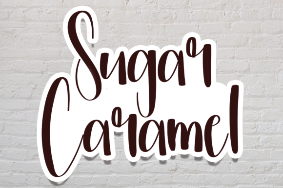 Sugar Caramel Font Sugar Caramel Font Poster 1