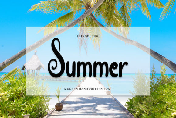 Summer Font Poster 1