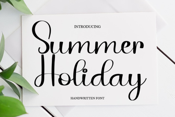 Summer Holiday Font Poster 1